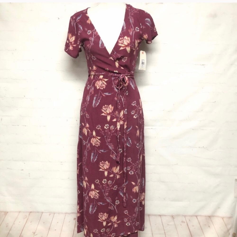 Billabong Maxi Wrap Dress size Small